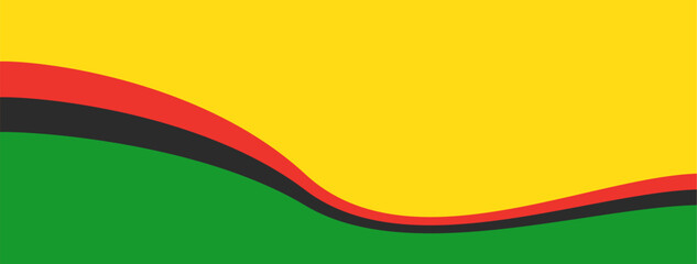 Minimalist wallpaper background with black, green, red, and yellow colors.