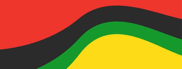 Minimalist wallpaper background with black, green, red, and yellow colors.