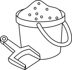 Sand Bucket Icon