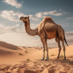 Fototapeten camel in the desert © Gabriele