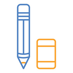 Pencil and eraser Icon