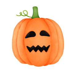 jack o lantern , pumpkin ghost ,vegetables,fruits,plants,food,Halloween,pumpkins,watercolor