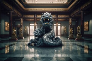 Cultural Dragon Sculptures