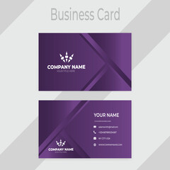 Vector modern professional business card design vector