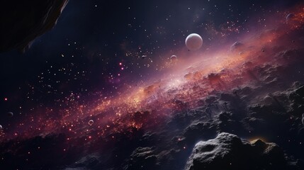 Obraz na płótnie Canvas Infinite Nebula Dreams