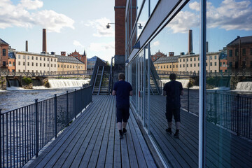 bridge over the river