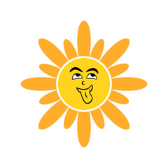 Collection of Cute Sun Illustrations for Design Elements Templet