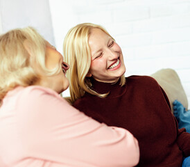 child mother daughter grandmother granddaughter family parent home woman happy kid grandma...