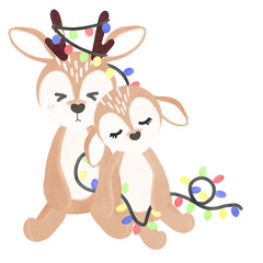 Couple Reindeer 