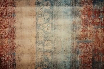 Abstract vintage textured carpet background pattern , generative artificial intelligence