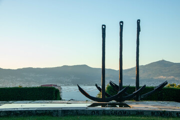 Landscape of Vigo from the Castro