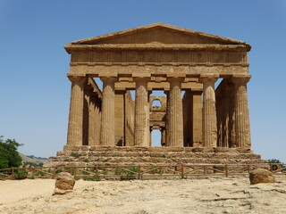 Fototapeta premium Temple de la Concorde, Agrigento, Sicile