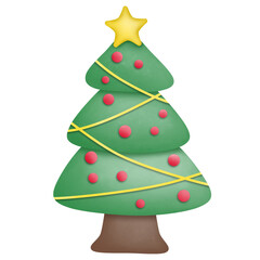 tree christmas cartoon