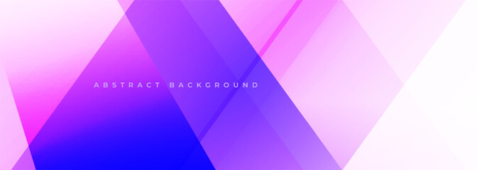 Blue and pink geometric abstract background. Vector illustration banner design.
