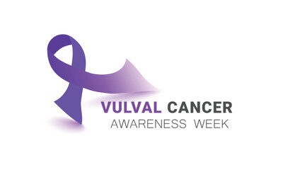 Vulval Cancer awareness week. background, banner, card, poster, template. Vector illustration.