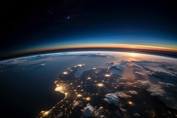 A view of planet earth from space