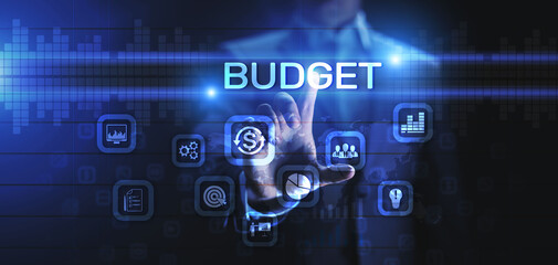 Budget Planning Budgeting Financial management accounting business finance concept.