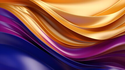 Abstract background of colored silk or satin with some smooth folds in it