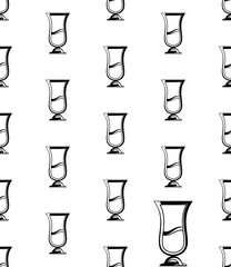 Drink Juice Glass Icon Seamless Pattern M_2203008