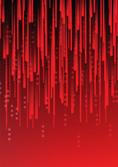 Creative vector illustration of line. Computer background art design. Abstract concept graphic data, technology, decryption, algorithm, encryption element