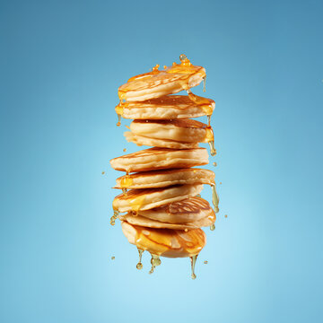 Pancake Euphoria: A Towering Stack Takes Flight
