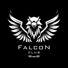 Falcon Club - Majestic Eagle Vector Logo