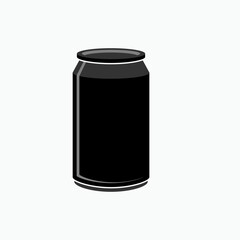 Canned Drink Icon. Beverages Symbol - Vector Logo Template.