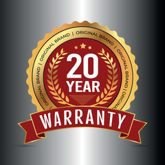 100% premium quality product and warranty badge