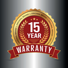 100% premium quality product and warranty badge