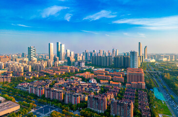 Urban Environment of Hexi Central Business District, Nanjing, Jiangsu Province, China
