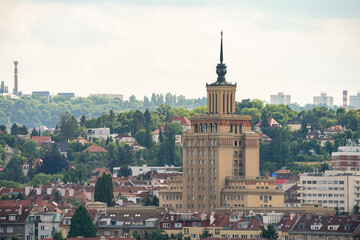 Obraz premium Hotel International, Prague, Czech republic. Architectural scene. Travel destination.