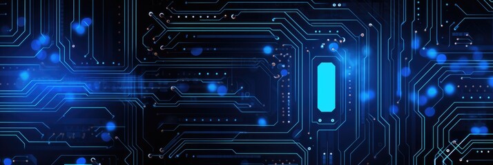 Fototapeta premium Modern technology circuit board texture background design.