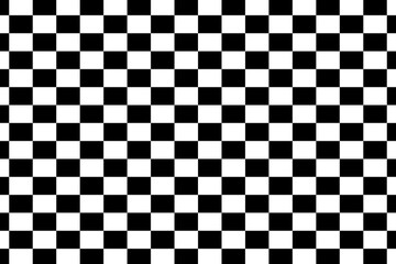 Black and white chess board background. Checkered tiles seamless pattern vector illustration.