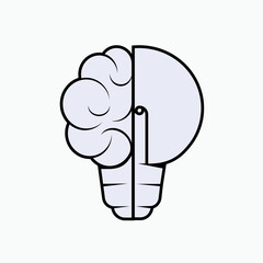 Creative Icon. Creation, Lightbulb. Creative Symbol.