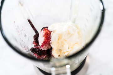 Mixed berry smoothie