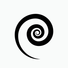 Cyclone Icon. Typhoon, Tornado. Hurricane, Twister. Swirl Symbol - Vector.  