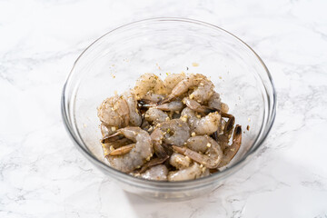 Garlic Shrimp Pasta with Spinach
