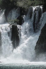 Krka waterfalls closeup
