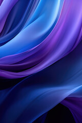 Obraz premium Dark abstract background blue blurred background light effects generative ai