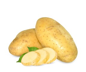potato isolated on white background