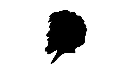 Thomas Carlyle silhouette