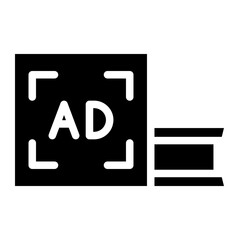 advertisement glyph 
