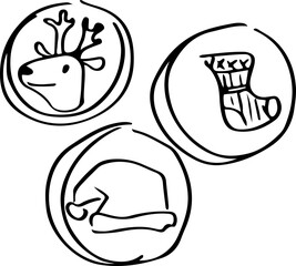 Sketch christmas candy