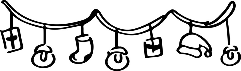 Sketch christmas cookies