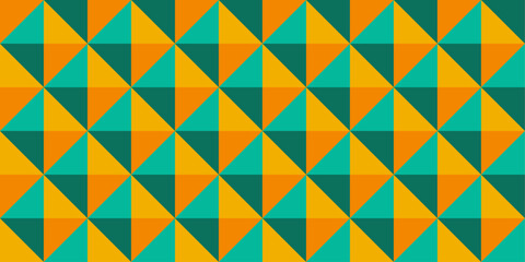 Orange and azure diamonds. For print and interior, wallpaper and textiles.