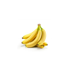 bananas isolated on white