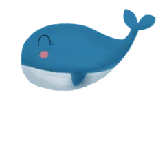Crédence de cuisine en verre imprimé Baleine blue whale