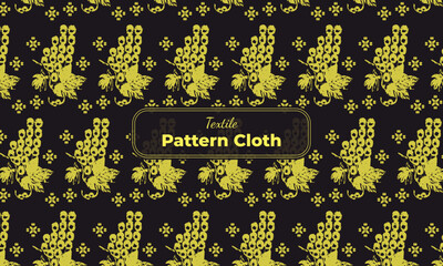 Naklejka na ściany i meble Manufacturing Fabric Seamless Textile Pattern Cloth Design