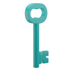3D Key Illustration