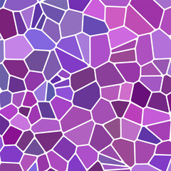 Fototapeta premium abstract vector stained-glass mosaic background - purple and violet